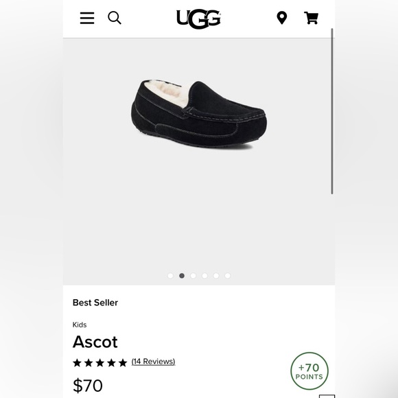 New! UGG Black suede super comfortable size 3 unisex - Picture 1 of 4